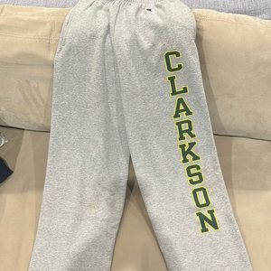 Unisex Clarkson Sweatpants. Champion brand. Like new. Fleece inside.